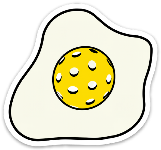 Poached Egg Die Cut Sticker